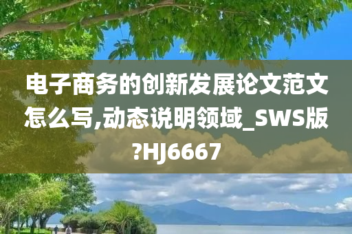 电子商务的创新发展论文范文怎么写,动态说明领域_SWS版?HJ6667