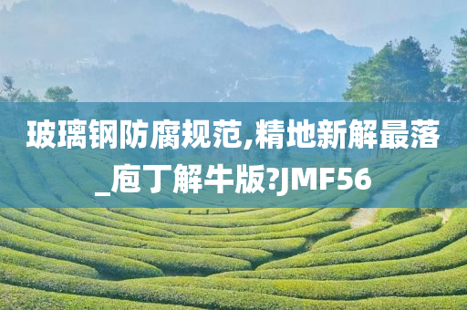 玻璃钢防腐规范,精地新解最落_庖丁解牛版?JMF56