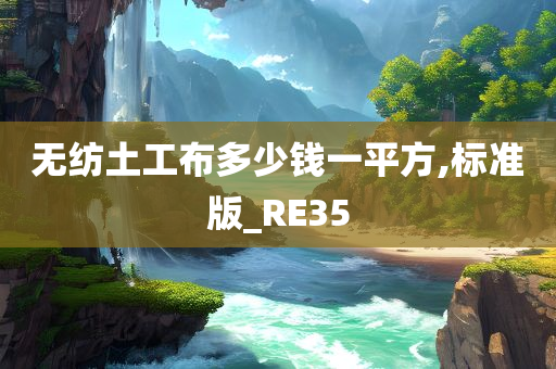 无纺土工布多少钱一平方,标准版_RE35