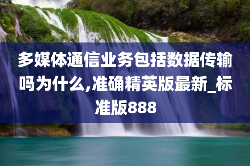 多媒体通信业务包括数据传输吗为什么,准确精英版最新_标准版888