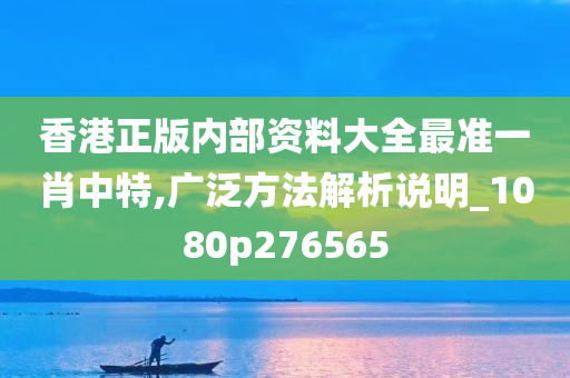 香港正版内部资料大全最准一肖中特,广泛方法解析说明_1080p276565