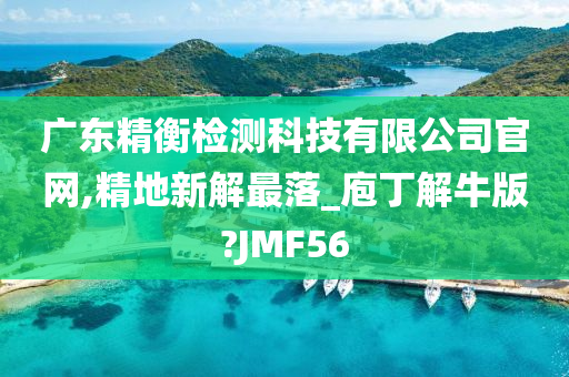 广东精衡检测科技有限公司官网,精地新解最落_庖丁解牛版?JMF56