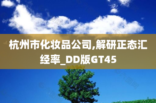 杭州市化妆品公司,解研正态汇经率_DD版GT45