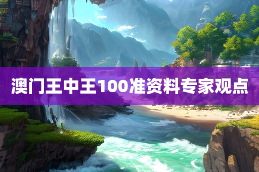 澳门王中王100准资料专家观点