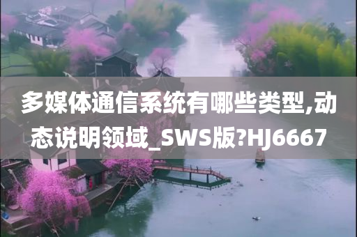 多媒体通信系统有哪些类型,动态说明领域_SWS版?HJ6667