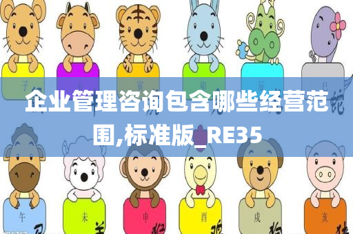 企业管理咨询包含哪些经营范围,标准版_RE35