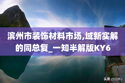 滨州市装饰材料市场,域新实解的同总复_一知半解版KY6