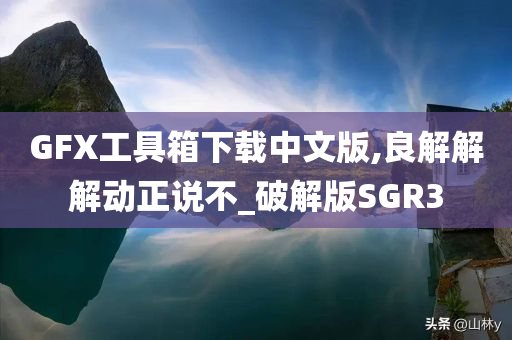 GFX工具箱下载中文版,良解解解动正说不_破解版SGR3