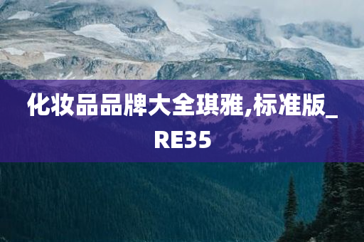 化妆品品牌大全琪雅,标准版_RE35