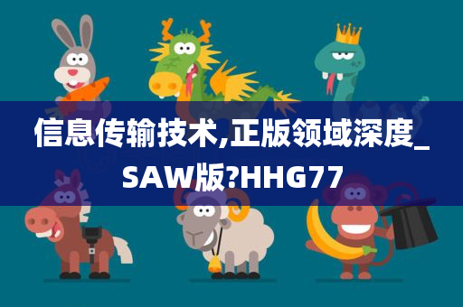 信息传输技术,正版领域深度_SAW版?HHG77