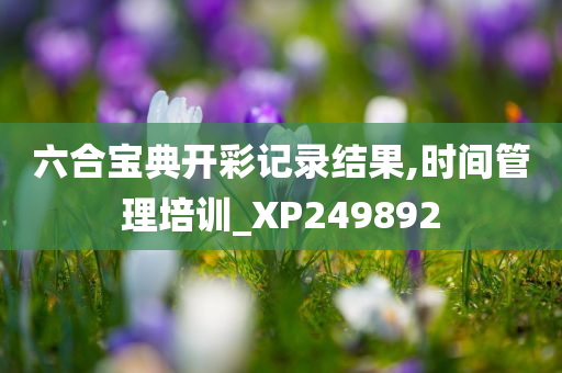 六合宝典开彩记录结果,时间管理培训_XP249892