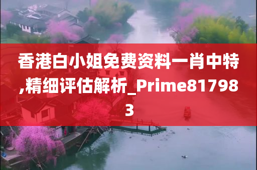 香港白小姐免费资料一肖中特,精细评估解析_Prime817983