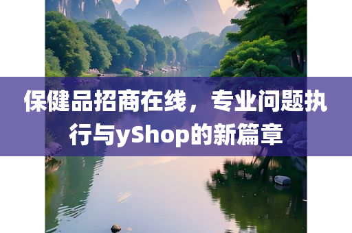 保健品招商在线，专业问题执行与yShop的新篇章