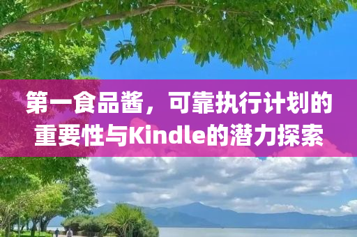 第一食品酱，可靠执行计划的重要性与Kindle的潜力探索